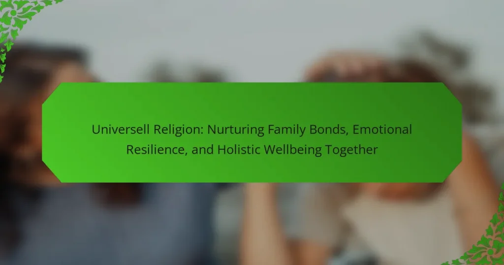 Universell Religion: Nurturing Family Bonds, Emotional Resilience, and Holistic Wellbeing Together